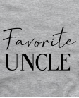 Marškinėliai Favorite uncle Marškinėliai Favorite uncle